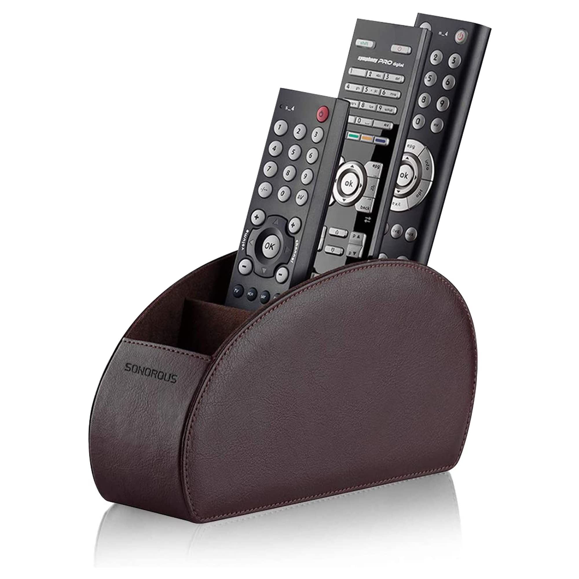 Sonorous Luxury Remote Control Holder - Brown
