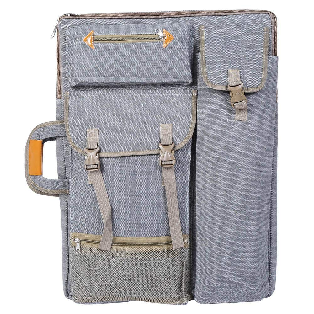 HEEPDD Artists Carry Bag, Canvas Drawboard Backpack for Sketching and Painting Multifunctional Shoulder Bag for Artists Multifunctional Shoulder Bag for Artists