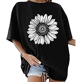 ORANDESIGNE Womens Oversized Cotton T Shirts Graphic Tees Short Sleeve Vintage Tops Casual Summer Clothes 2026