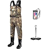 Trudave Chest Waders for Men & Women Waterproof, Fishing Neoprene Waders, Hunting Waders with Boots