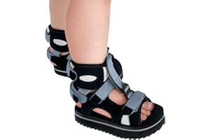 PODZLY Restpo Toe Walking Sandals for Kids with Idiopathic Toe Walking (ITW) – Orthopedic Sandals for Toddlers with Adjustable Straps, Rigid Sole and Non-Slip Tread for Tip Toe Walking Correction - Size 9
