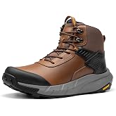 NORTIV 8 Men's Waterproof Military Tactical Work Boots | Leather Motorcycle Combat Lightweight Non-Slip Hiking Boots for Men VaporGuard