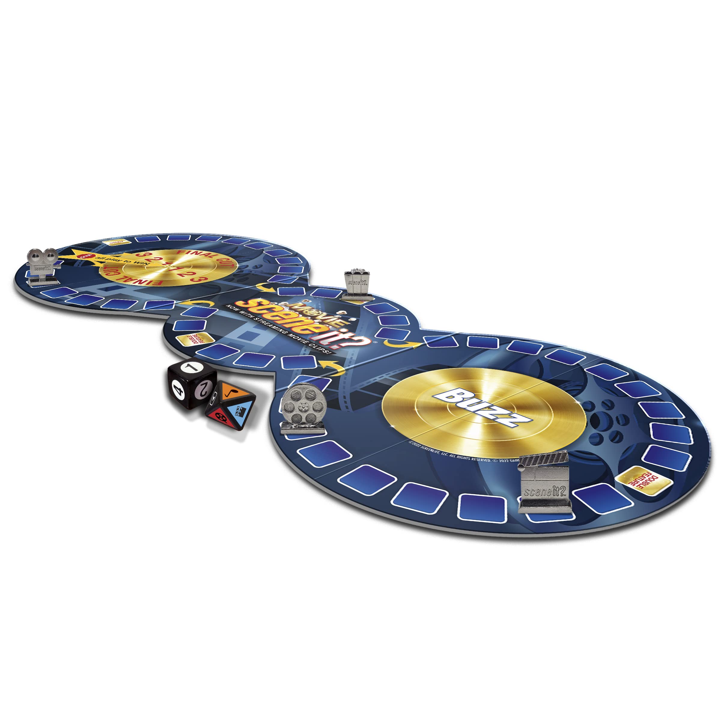 Scene It? Movie Trivia Board Game, The Ultimate Movie Knowledge Test, Puzzle-Solving Family Party Game, Stream Real Clips with Gamestar App
