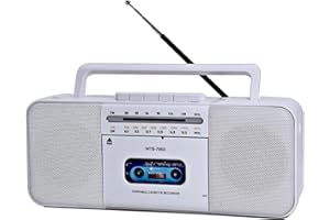 WIITHINK Cassette Tape Player Recorder Boombox with Bluetooth, AM/FM/SW Radio, Record to Cassette/USB/SD, Premium 10W Sound, AC/DC Powered, Portable Cassette Player