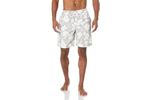 Amazon Essentials Mens 9" Swim Trunks with Mesh Lining, Pockets, Drawstring Closure