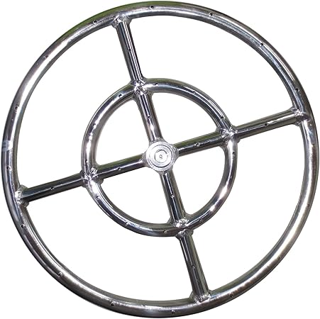 Amazon Com Meter Star 12 Round Fire Pit Burner Ring 1 Set 304