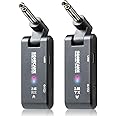 SONICAKE Wireless Guitar System with 6 Channels, 2.4G Rechargeable Audio Wireless Transmitter Receiver for Guitar Bass Electric Instruments