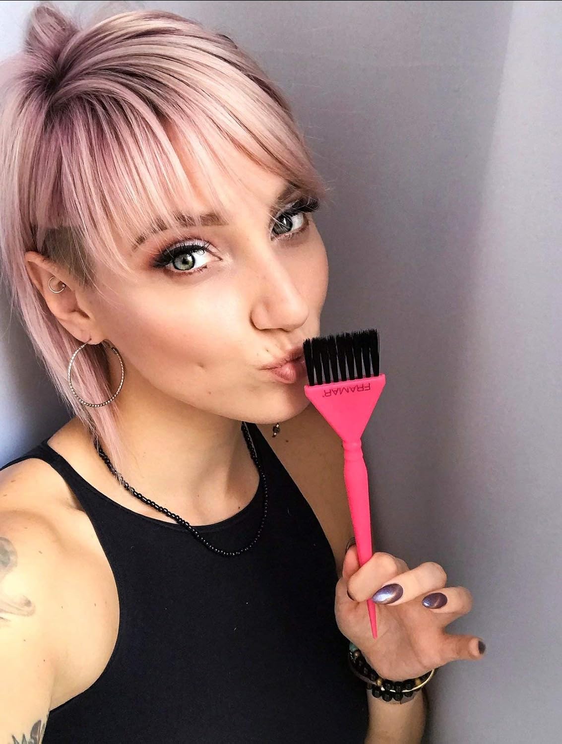 Framar Triple Threat Set Hair Color Brush Set - Hair Coloring Brush, Hair Dye Brush - 3 Pack : Beauty
