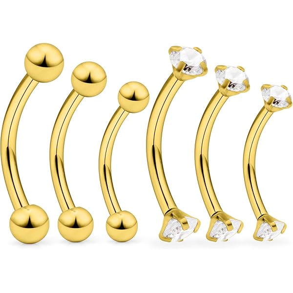 Kit Piercing Dermico 10 Pezzi In Acciaio Chirurgico 316L - Top Opale E Oro Con Ancoraggio - Foto 9