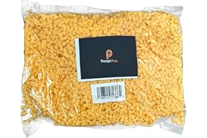 Prompt Prep High Temperature Diced Yellow Cheddar Cheese, 5 lb. Bag, 1/4 inch diced Cube, Cheddar Cheese For Grilling, Salami, Snack Sticks.