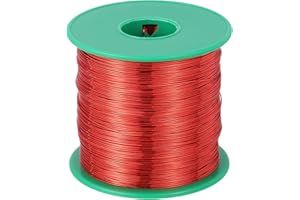 MECCANIXITY 25 AWG Magnet Wire, 25 Gauge Enameled Copper Wires 16 oz Magnetic Coil Wire for Transformer Motor Electric, F Gra