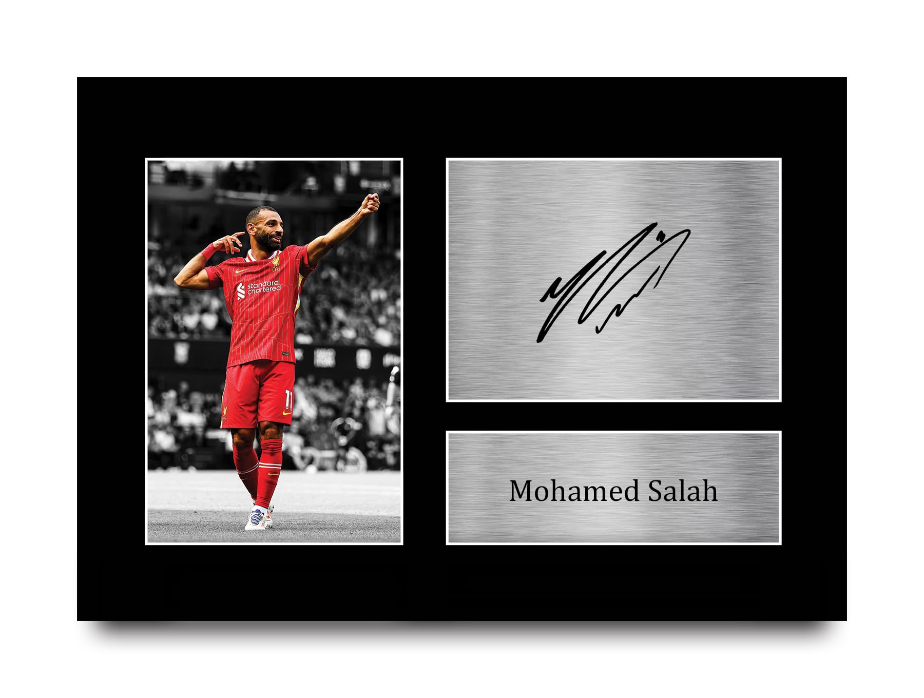 HWC Trading Mohamed Mo Salah Gifts Signed Printed Autograph Liverpool Gift Print Photo Picture Display — image 1