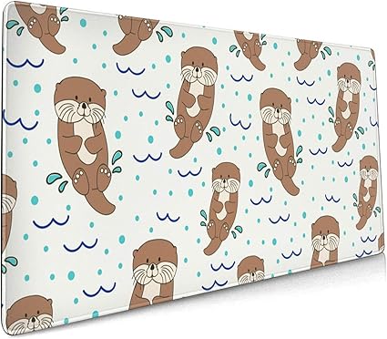 Amazon マウスパッド ゲーミングマウスパッド 可愛いカワウソ 大型 キーボードパッド マウス用パッド デスクマット 洗える 滑り止め 防水 レーザー 光学マウス対応 900 400 3mm Yz サクセス マウスパッド 通販