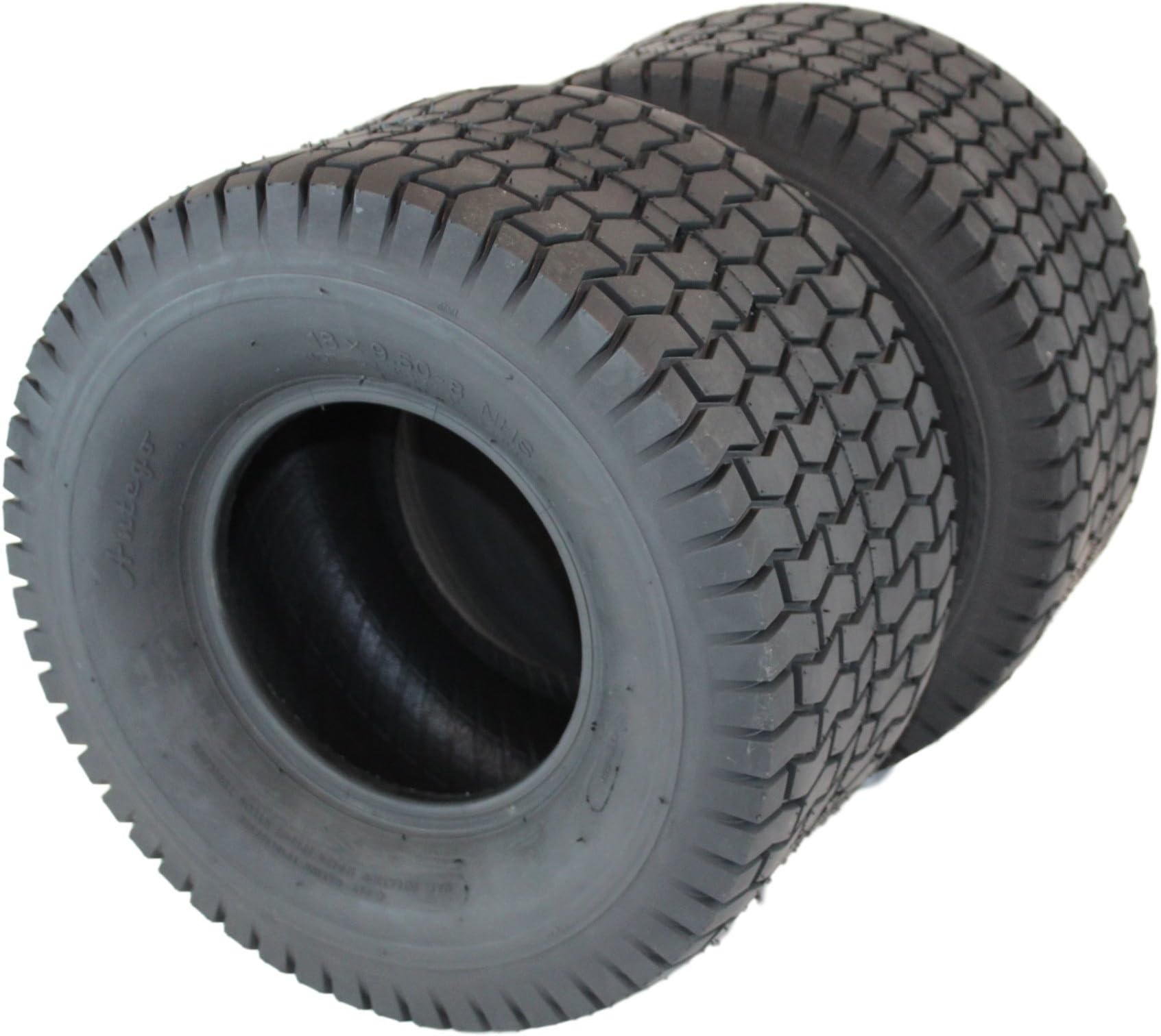 Spring SALE Set of Two 18x9.50-8 4 Ply Turf Tire for Lawn & Garden Mower (2) 18x9.5-8