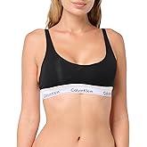 Calvin Klein Women's Modern Cotton Lightly Lined Scoopneck Bralette