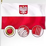 XIFAN Premium Poland Ensign Polish Flag 3x5