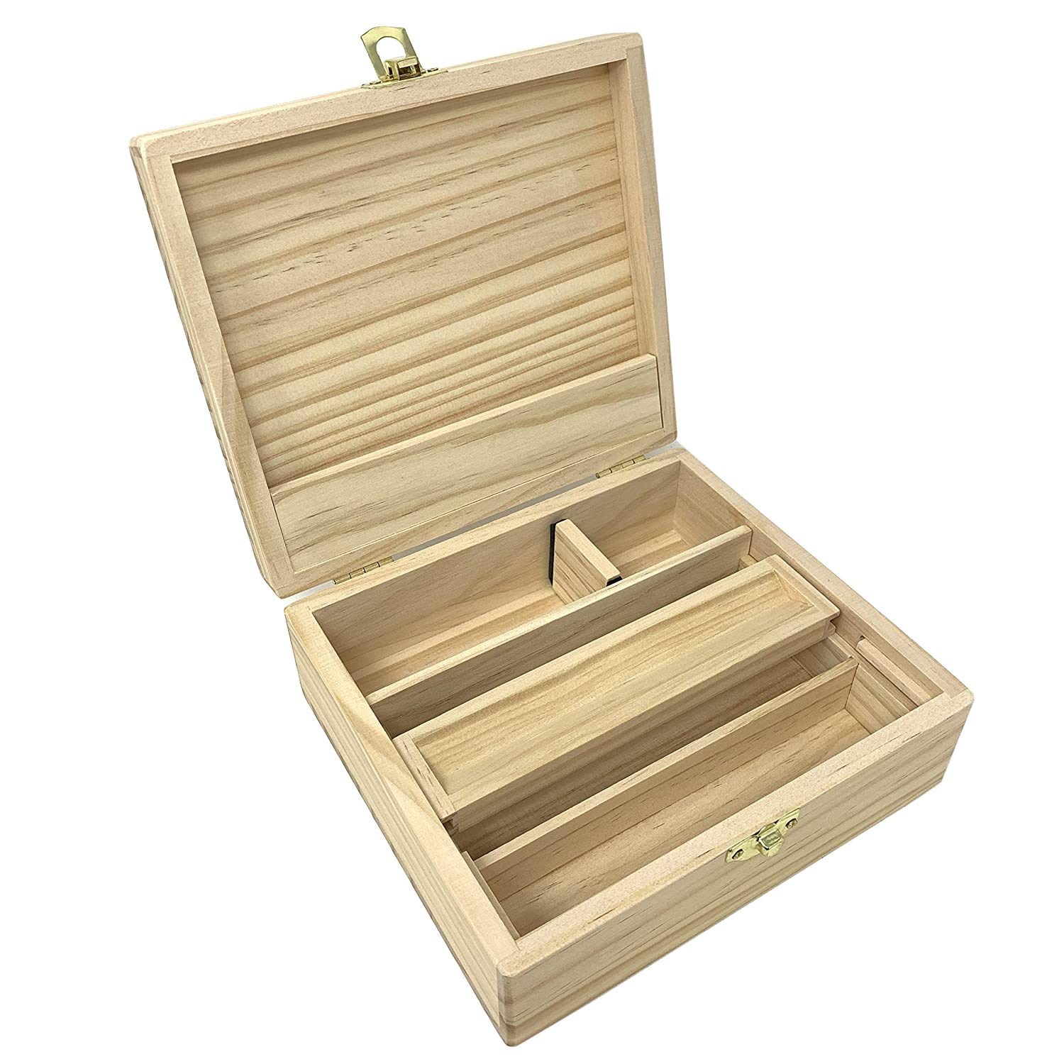 Rolling Supreme Wooden Storage Box