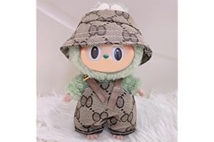 PONENEO Clothes Set for 17cm Dolls Lobuboo Fashion Clothes Accessories, Outfit Suitable for 6.69inch (17cm) Doll Soft Cotton Clothing Replacement No Doll ONLY Clothes