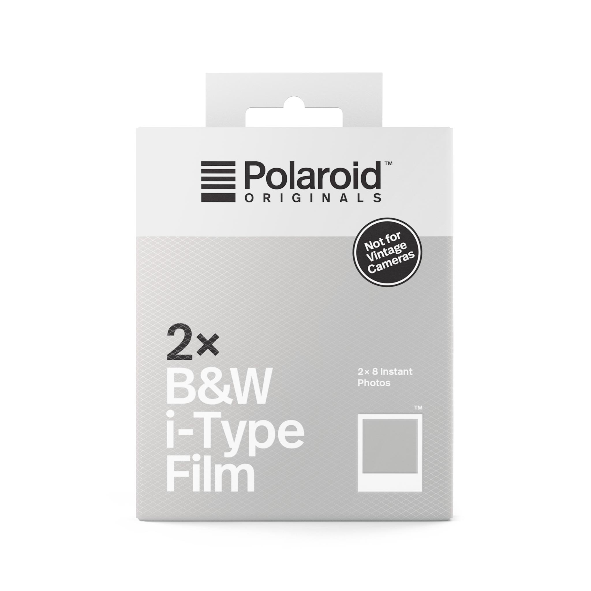 Polaroid Originals 4838 i-Type B&W Film - White Frame (Pack of 2)