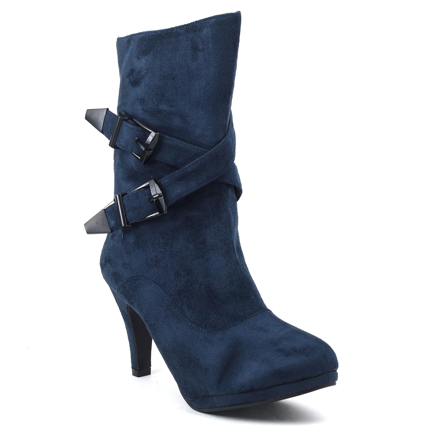 shuberry latest footwear collection, comfortable & fashionable fabric, black colour suede boots for women's & girl's (sb-286)