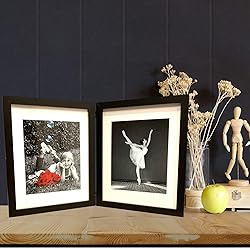 Tasse Verre 11x14 Black Folding Picture Frames With