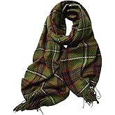 RARITYUS Tartan Winter Scarves for Women Girls Warm Cold Weather Scarf Shawl Wrap