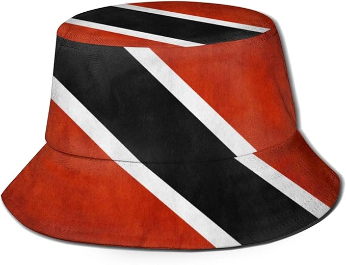 PNNUO Sun Bucket Hat Trinidad and Tobago Flag Bucket Hats Foldable Sun Protection Cap Fisherman