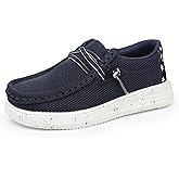 Ahannie Boys Girls Loafers Toddler Kids Slip On Casual Mesh Shoes(Toddler/Little Kid/Big Kid)