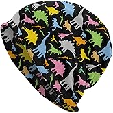 Animal Beanie for Women Men, Warm Stretch Knitted Beanies Hat Lightweight Slouchy Cap Cancer Headwear