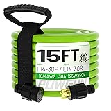 POWGRN 15Feet 30 Amp Generator Extension Cord 4
