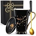 Maustic Taurus Gifts for Women Men, April May Birthday, Zodiac Sign, Astrology Horoscope Constellation for Best Friends, Astrology Lover, Coffee Mug, 12 Oz Black