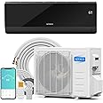 ROVSUN 9000 BTU 19 SEER 115V Energy Saving Ductless Mini Split Inverter Plus System with Heat Pump and Dehumidification, AHRI Certified