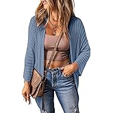 Dokotoo Lightweight Cardigan Loose 2025 Vacation Trendy Beach Crochet Sweaters