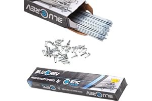 Toronto Trailers Bicycle Stainless Steel Spokes 140MM-292mm with Cap 36 Pack - Robust and Durable Replacement Set for Your Bi