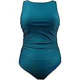 Hilor Women's Slimming Swimsuits Tummy Control Swimwear Flattering Bathing Suits
