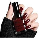 IMGDD Nail Polish Quick Dry Regular Nail Lacquer Non Gel Air Drying Fast High Shine Fingernail Polish Glossy Long-Lasting Nail Art Manicure DIY Home Gift for Women (001-Deep Burgundy, 7.5ml)