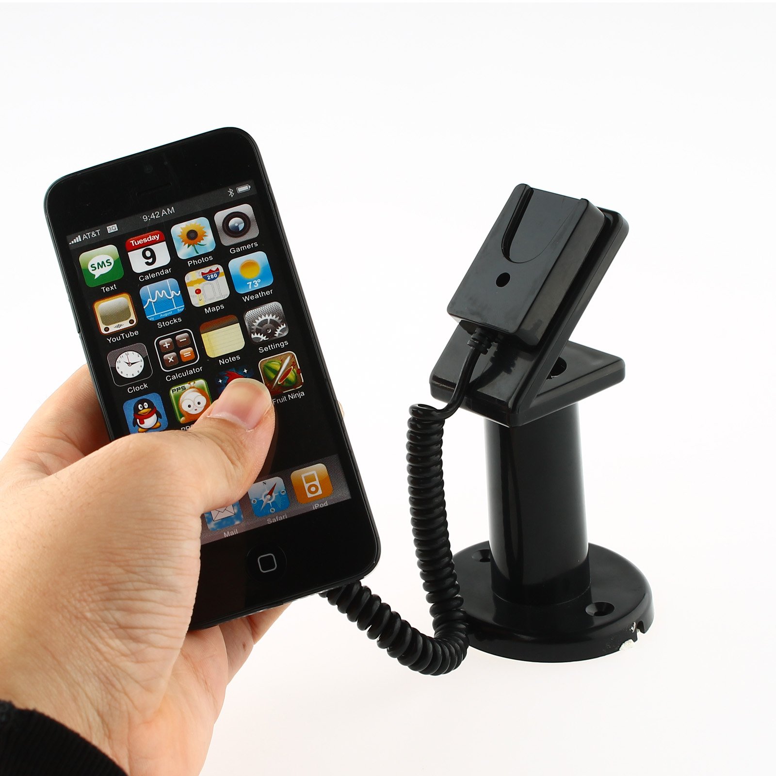 [Aftermarket Product] Brand New Black AntiTheft Security Telescopic Cell Mobile Phone Display