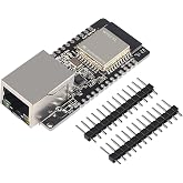 DWEII WT32-ETH01 ESP32 Module Ethernet WiFi Bluetooth Development Board WT32-ETH01 Embedded Serial Port to Ethernet Converter Serial to WiFi&amp;Bluetooth MCU Module Pack of 1