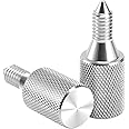 2PCS Attachment Hub Thumb Screw for Kitchenaid Stand Mixers, Long Knob Screw Accessory Replacement Part, Silver
