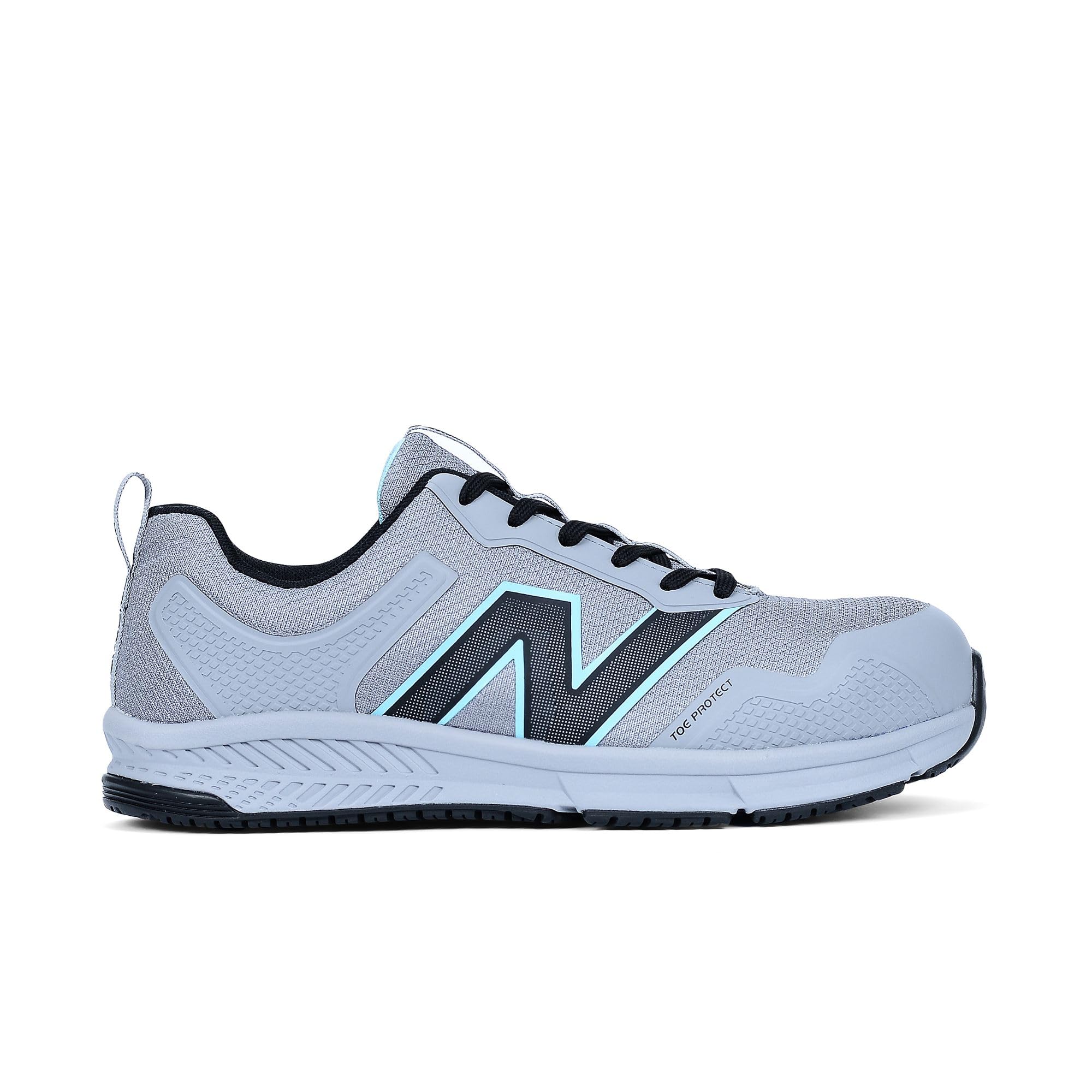 New Balance Evolve Aluminum Alloy Toe Women’s Industrial Work Shoes, Grey/Beach, Size 5.5, Medium, Comfortable & Light Work Shoes for Women, Electric Hazard, Slip Resistant