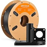 ERYONE Polypropylene Filament 1.75mm +/-0.03mm, Semi-Flexible &amp; Ultra Tough, Chemical-Resistant, 3D Printing Filament, 900g/Spool, PP Black