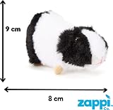 Zappi Co 100% Recycled Black White Dutch Breed Guinea Pig Plush Toy 15cm view 3