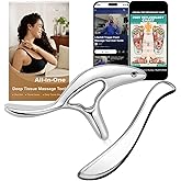 lifechill Metal Massage kit,Stainless Steel Body gua sha Tool,Pressure Point Trigger Point Massage Tool for deep Tissue Pain Relief,Muscle Scraper Tool for Fascia Release,Lymphatic Drainage Massager