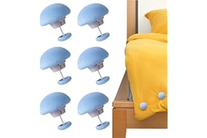 Quilt Cover Fastener, 6X Tablecloths Tightener Pin - Multi-Functional Portable Sheet Fasteners Clamp for Thick Fabrics, Quilt