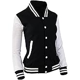 The-Tops Women's Baseball Jacket Varsity Cotton Letterman Jackets