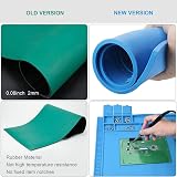 Preciva 500℃ Heat Resistant Silicone Soldering Mat for Electronics Repair view 4