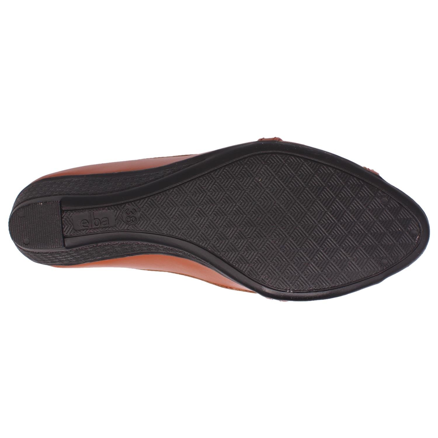 footshez women's tan elegant fashionable platform formal bellies shoes