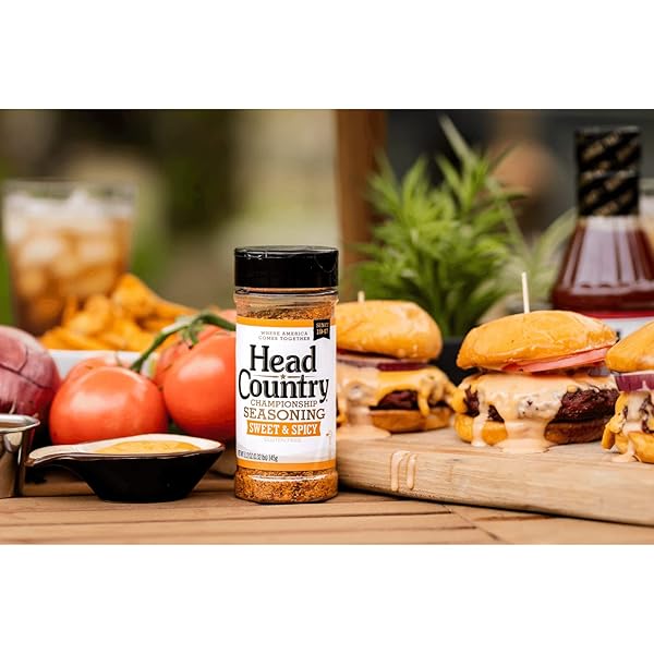 HEAD COUNTRY BBQ CHAMPIONSHIP SEASONING, SWEET & SPICY | BBQ SEASONINGS AND RUBS | SMOKING & GRILLING SPICES AND SEASONINGS | 10 OUNCE