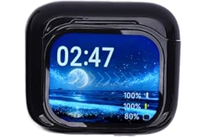 Focket Language Translator Earbuds, Real Time AI Translation Device Bluetooth 5.4 with Color Screen Charging Case for 144 Lan