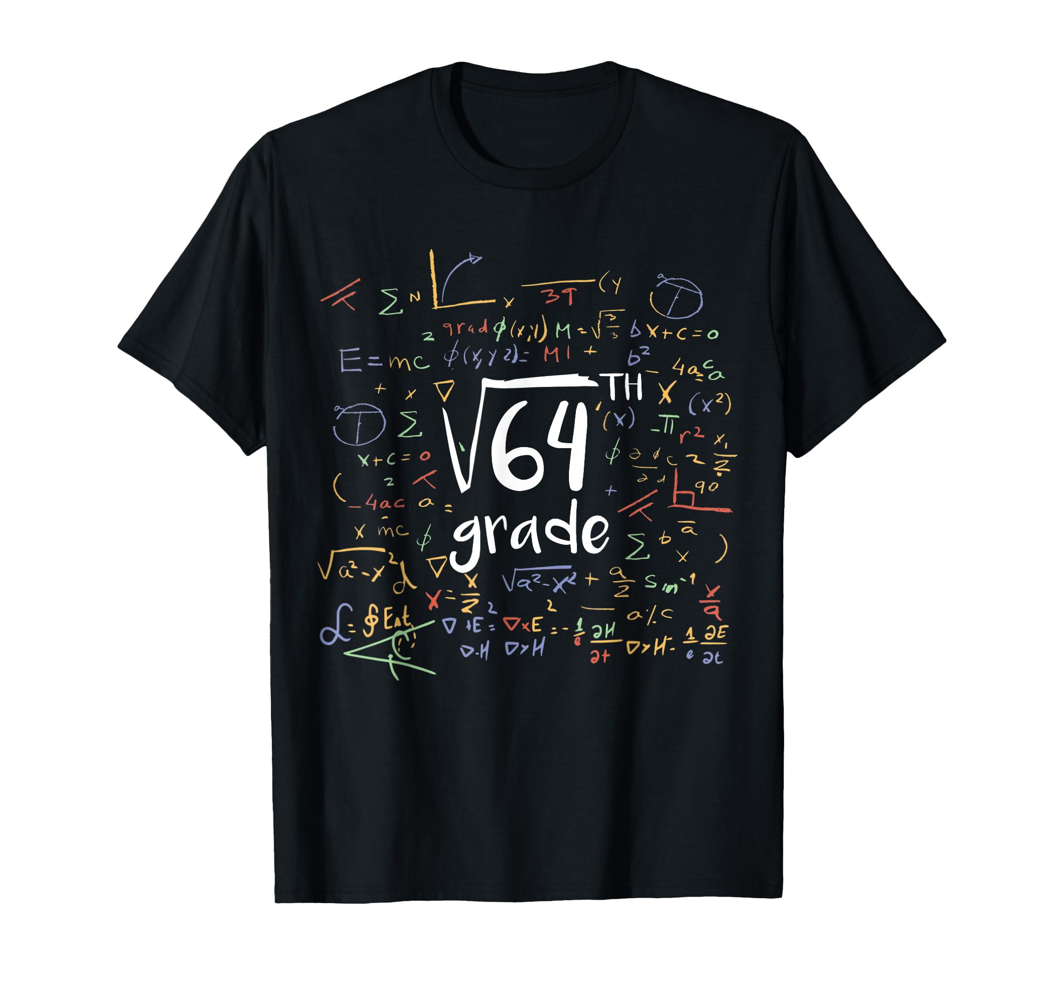 Photo 1 of ***SIMILAR ITEM***First Day Of School 8th Grade Square Root Of 64 Math Teacher T-Shirt for Men Women Kids, BLUE COLOR
